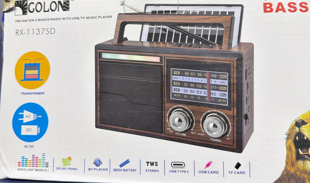 Радиоприемник RX-1137 1138