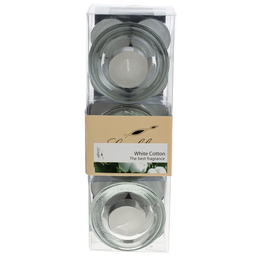 GAEM Подсвечник, набор из 3-х шт и 15-ти свечей, L23,5 W8 H4,5 см