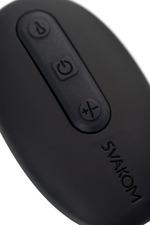 Анальная втулка Svakom Primo с подогревом черная 12 см