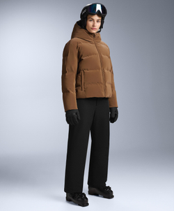 OYSHO Водонепроницаемые свободные брюки прямого кроя Primaloft® Feel the Performance TM SKI, черный