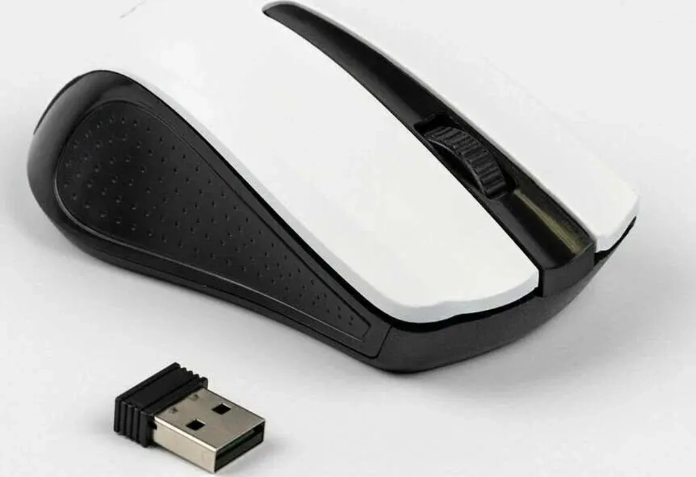 Мышь беспроводная PERFEO RAINBOW PF-3435 3 кн черно-белая