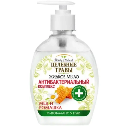 Жидкое мыло «Мёд и ромашка с антибактериальным комплексом» 300мл