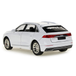 Модель ин. мет. "Внедорожник" 21см, свет-звук , двери, белый, коробка CZ114-R (Технопарк)