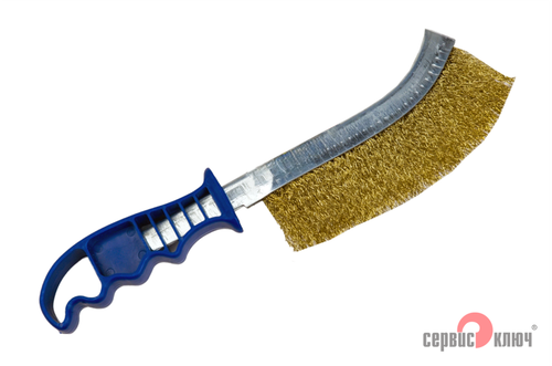 Щетка по металлу Сервис Ключ, пластиковая ручка