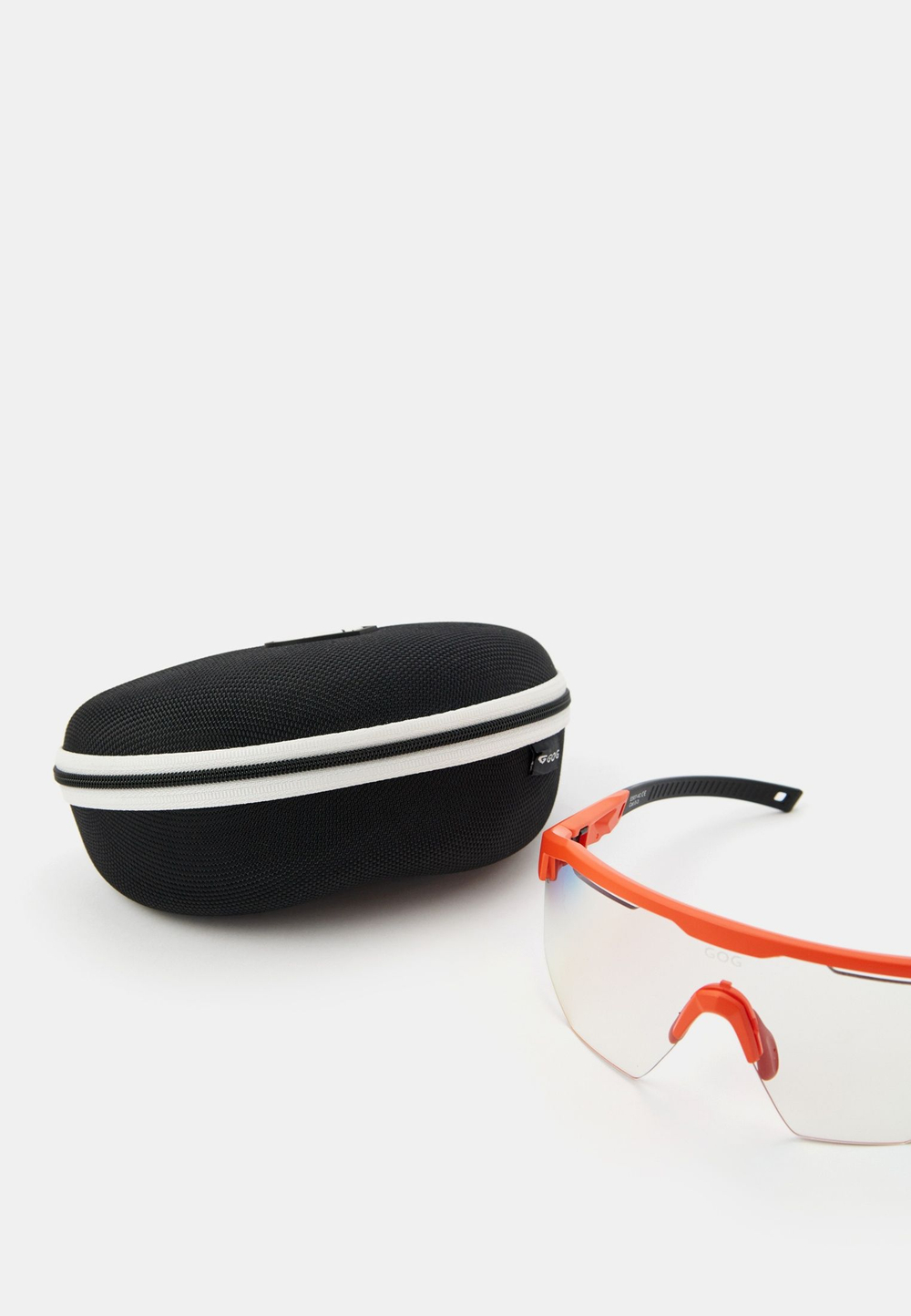 Спортивные очки с диоптриями GOG Argo С / Matt Neon Orange-Black / Photochromic Red Lens