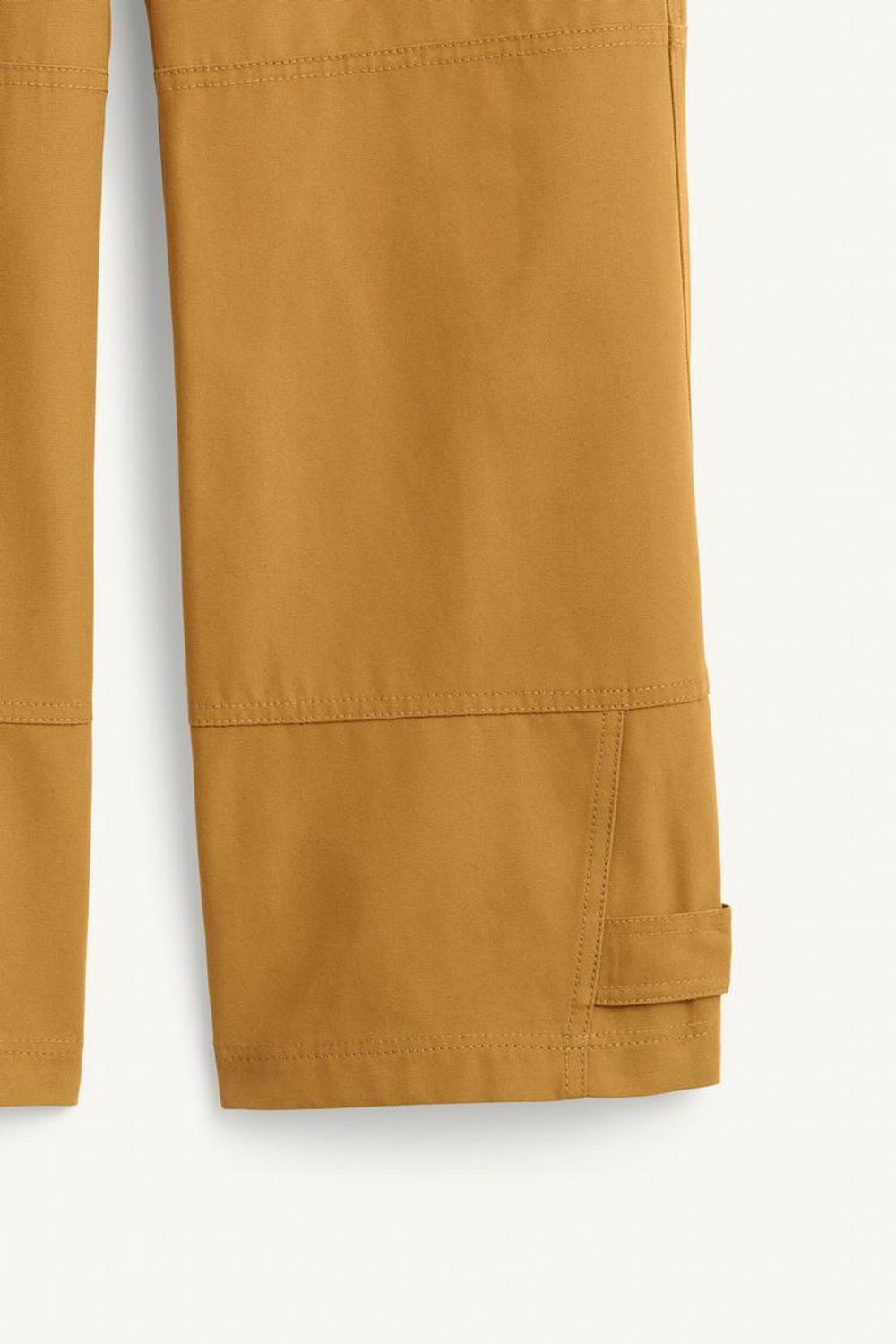 ZARA БРЮКИ ПРЯМОГО КРОЯ, ГОРЧИЧНЫЙ