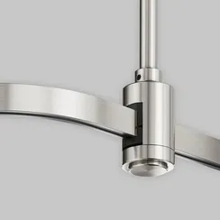 Радиусный коннектор для шинопровода Flarity платина Technical trx154-rc80-pt