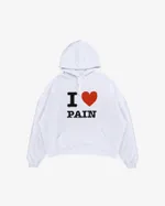 Худи Indigo Stuff Love Pain Белое