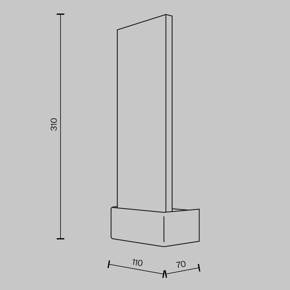 Светильник настенный светодиодный Maytoni   MOD318WL-L3BS3K