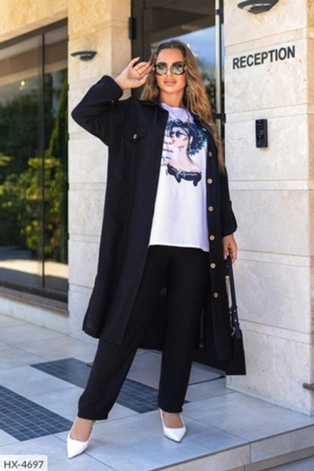 Костюм тройка HX-4695 Фабрика Моды Фото 1