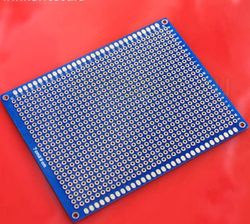 Двухсторонняя плата 7х9 см - Белая