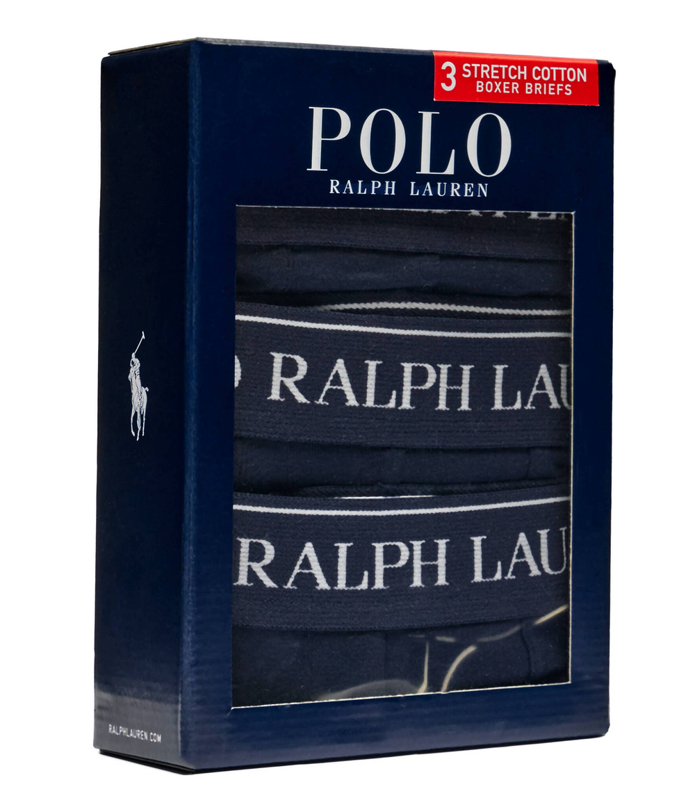 трусики-боксеры 3 шт. POLO RALPH LAUREN - темно-синий(714835887)