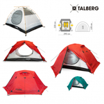 BOYARD PRO 2 RED палатка Talberg (красный)
