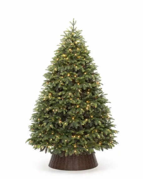 Искусственная елка Богемская 300 см., 1265 теплых белых LED ламп, Литая хвоя+ПВХ, ЕлкиТорг (180300)