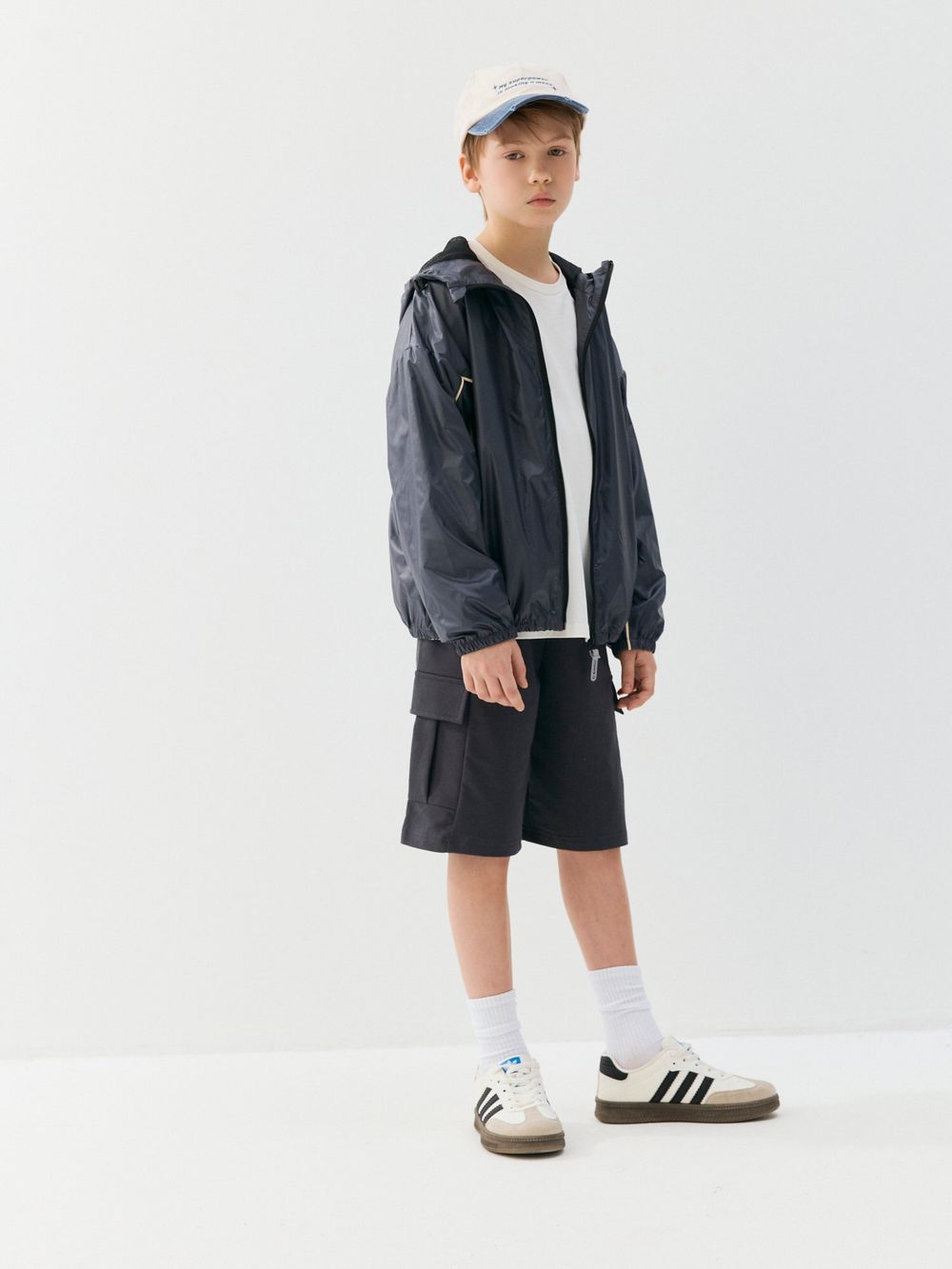 Ветровка на сетчатой подкладке "Графит" 7+