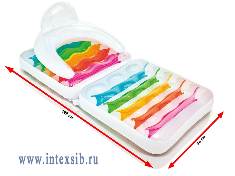 Матрас надувной складной Folding Lounge Chair 198х94см