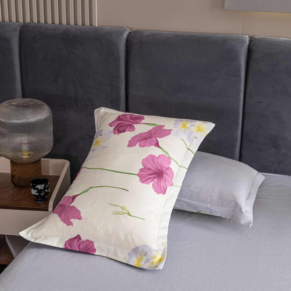 Комплект постельного белья Сатин с Одеялом 100% хлопок 160x80 на резинке OBR155