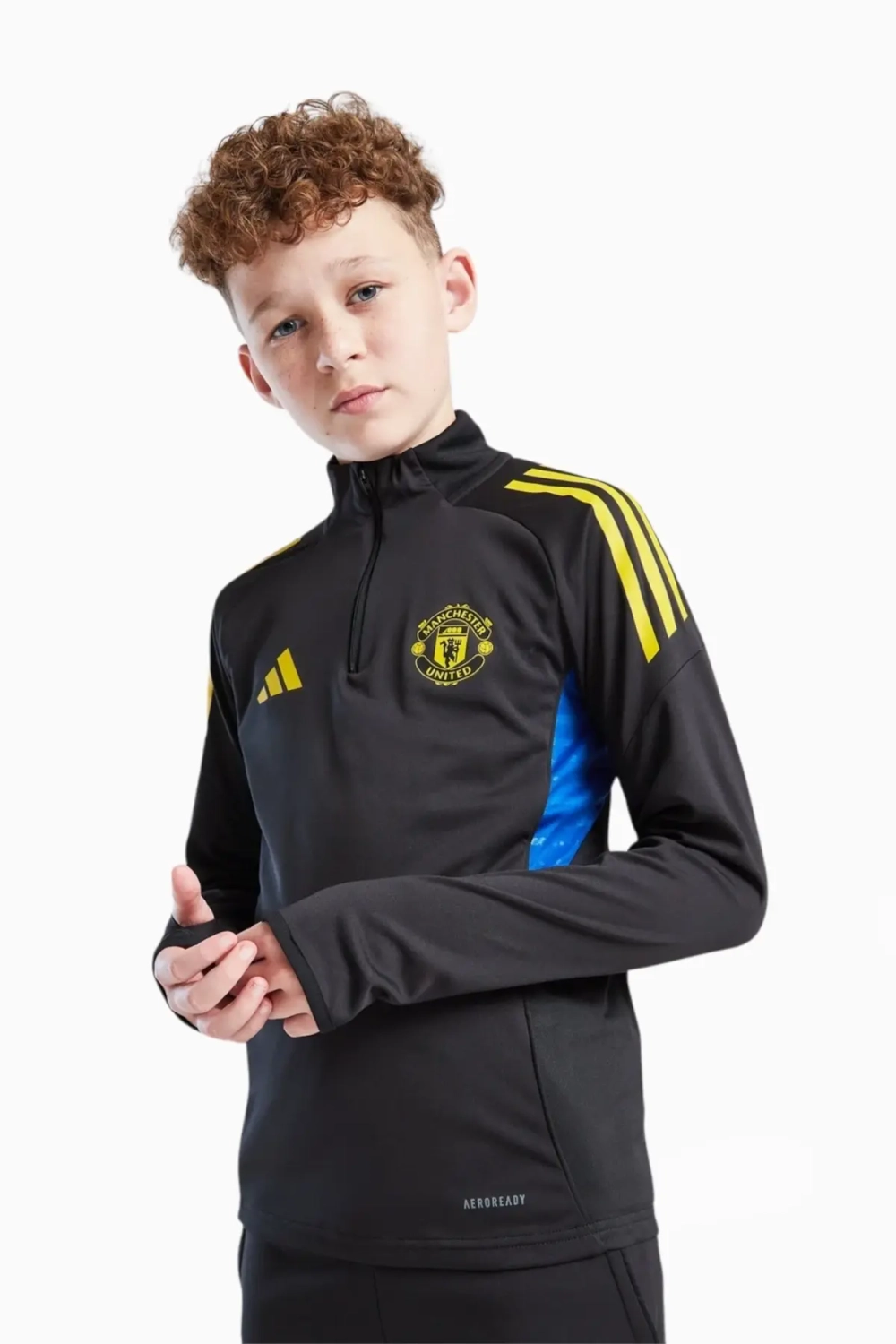 Кофта adidas Manchester United 25/26 Training Top Junior - черный