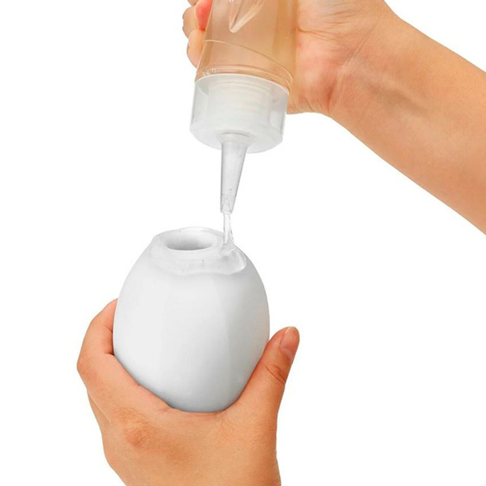 Белый мастурбатор 8,7см Tenga Geo Glacier GEO-003