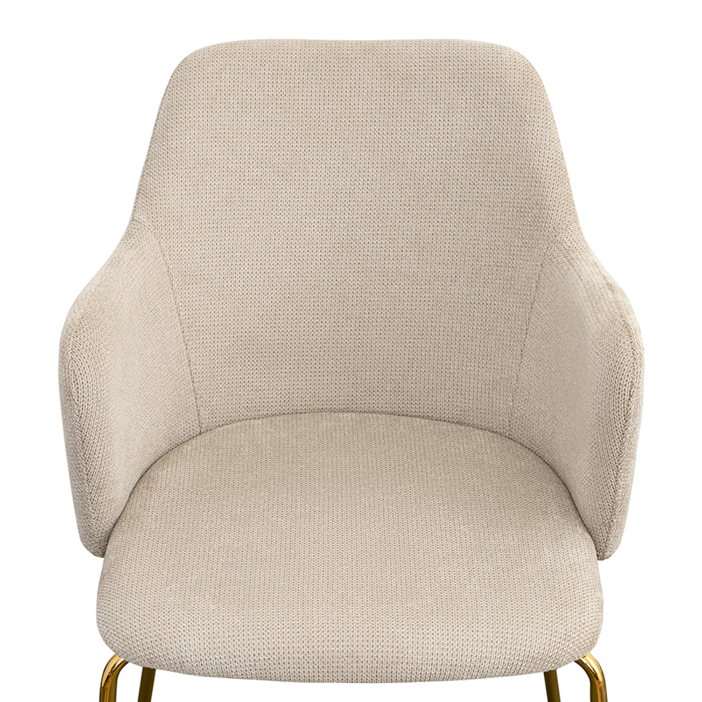 Стул dwight, фактурный шенилл, светло-бежевый
