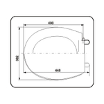 Сиденье для унитаза СУ 80.07.80 Уклад (Формат эк,Эталон эк,Элегант,)