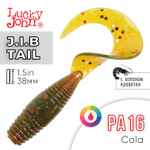 Твистер Lucky John J.I.B. TAIL 1.5" (38 мм), 15шт/уп