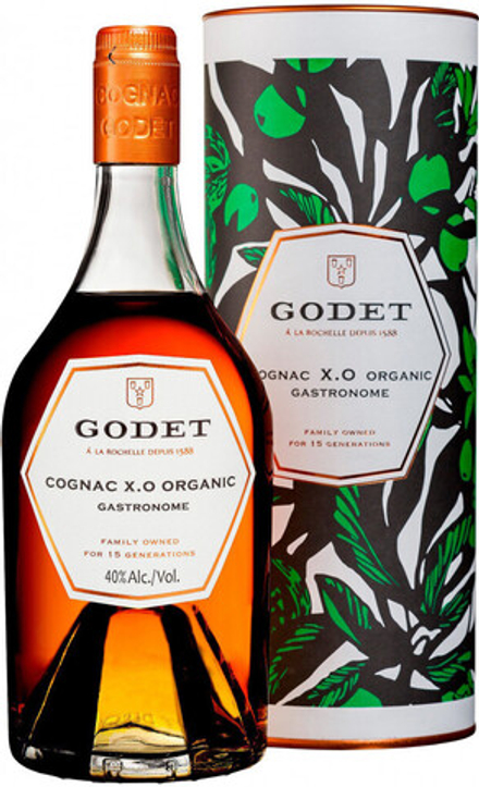Коньяк Godet Gastronome Organic XO gift box, 0.7 л