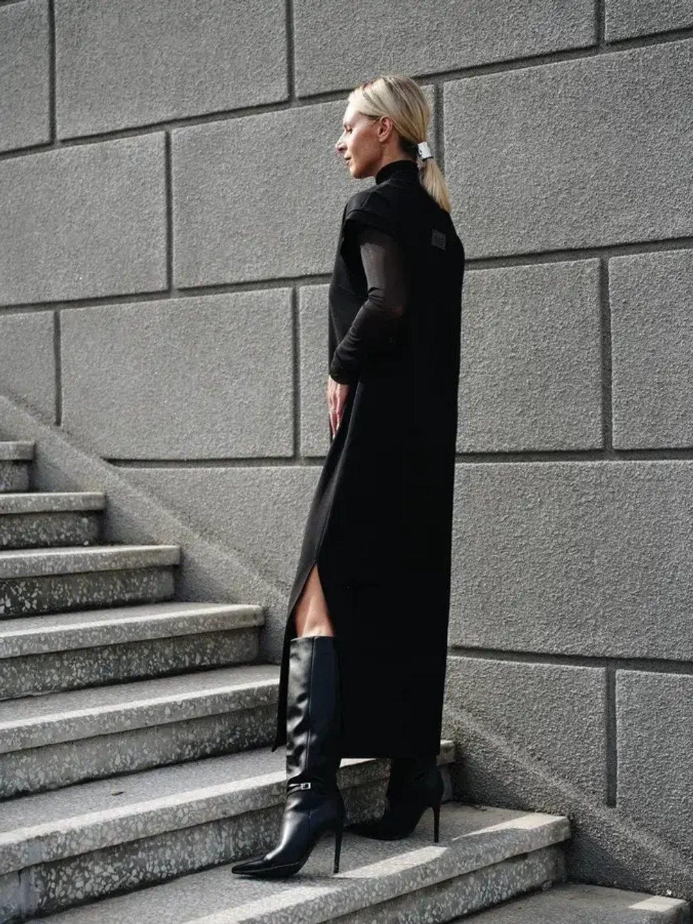 Платье из трикотажа джерси