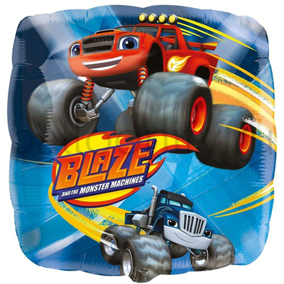 Фольгированная фигура, квадрат, Вспыш S60 18"/46СМ