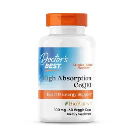 High Absorption CoQ10 with BioPerine 100 мг, 60 капсул Doctors Best