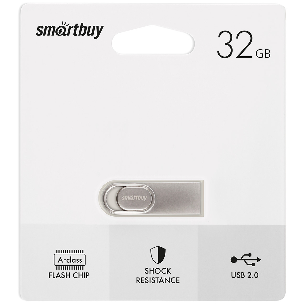 USB карта памяти 32ГБ Smart Buy M3 (металл)
