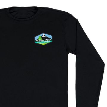 Нашивка термоаппликация на одежду и на рюкзак. Mailbox Peak, Путешествия, Горы