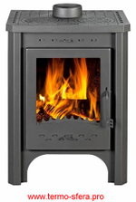 Печь-камин БАВАРИЯ с плитой