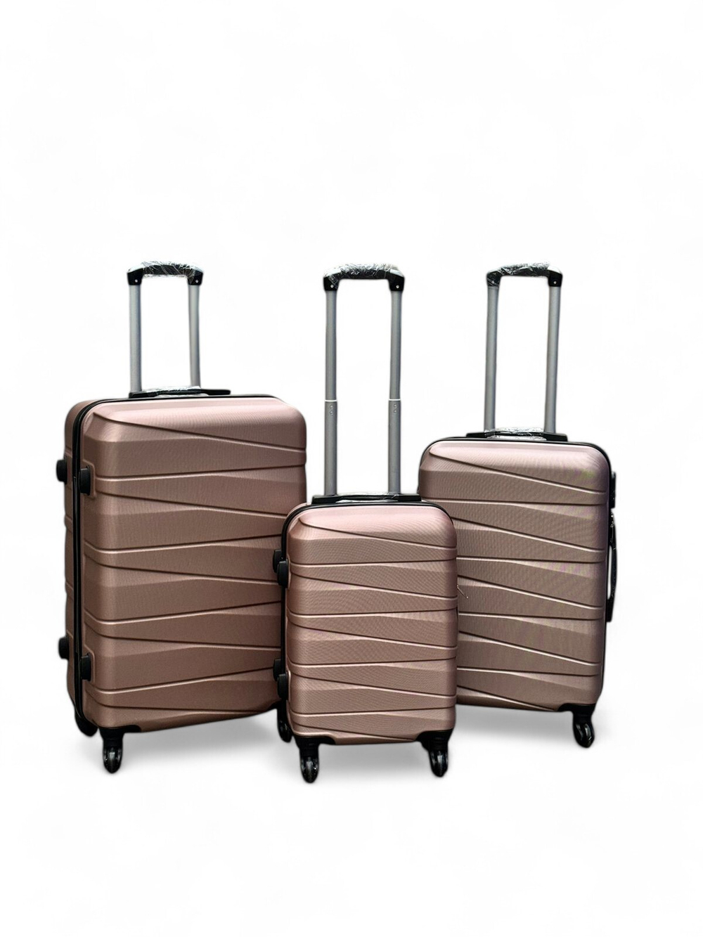 Большой чемодан Bon-Voyage Model Ten, Пудровый, XL