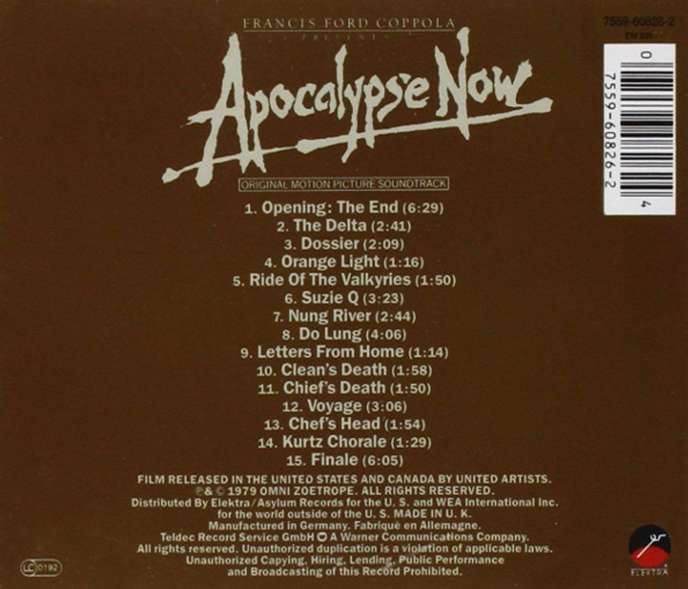 Soundtrack / Apocalypse Now (CD)