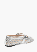 110799B-YP silver-25L Женские балетки летние