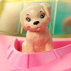 Barbie Кукла Барби в купальнике с лодкой, спасательным жилетом и щенком GRG30