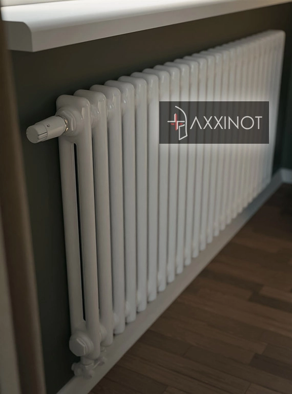 Axxinot Sentir 2070 - двухтрубный трубчатый радиатор высотой 700 мм, нижнее подключение с термовентилем