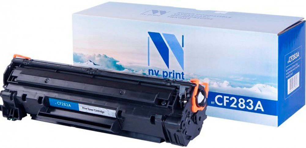 NVPrint CF283A Картридж для HP LJ ProM125nw/M125rnw/M127fw/M127fn (1500 стр.) черный, с чипом