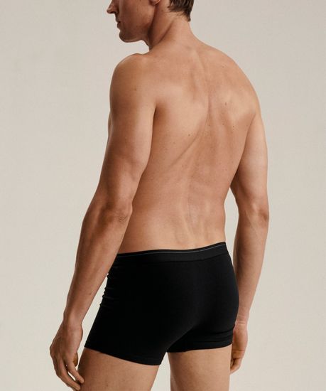 Трусы мужские боксеры (5шт) Atlantic 5SMH-004, хлопок, коричневый + графитовый + черный + фиолетово-серый + каберне