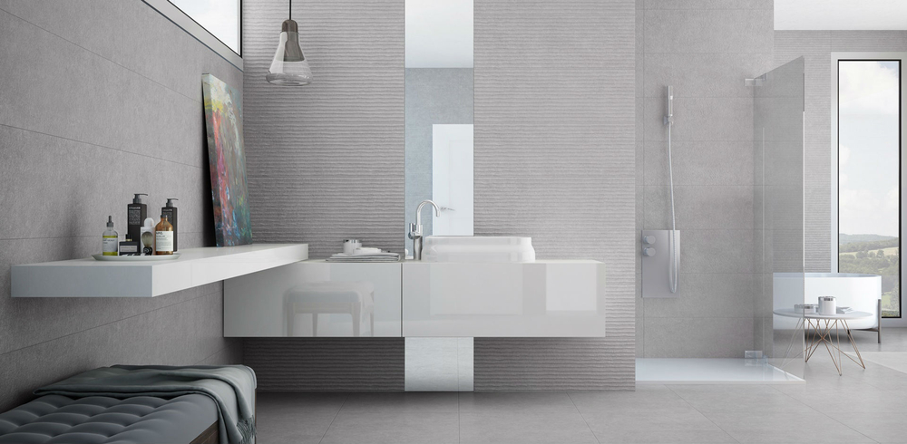 Плитка Light Stone Score Grey 30x90