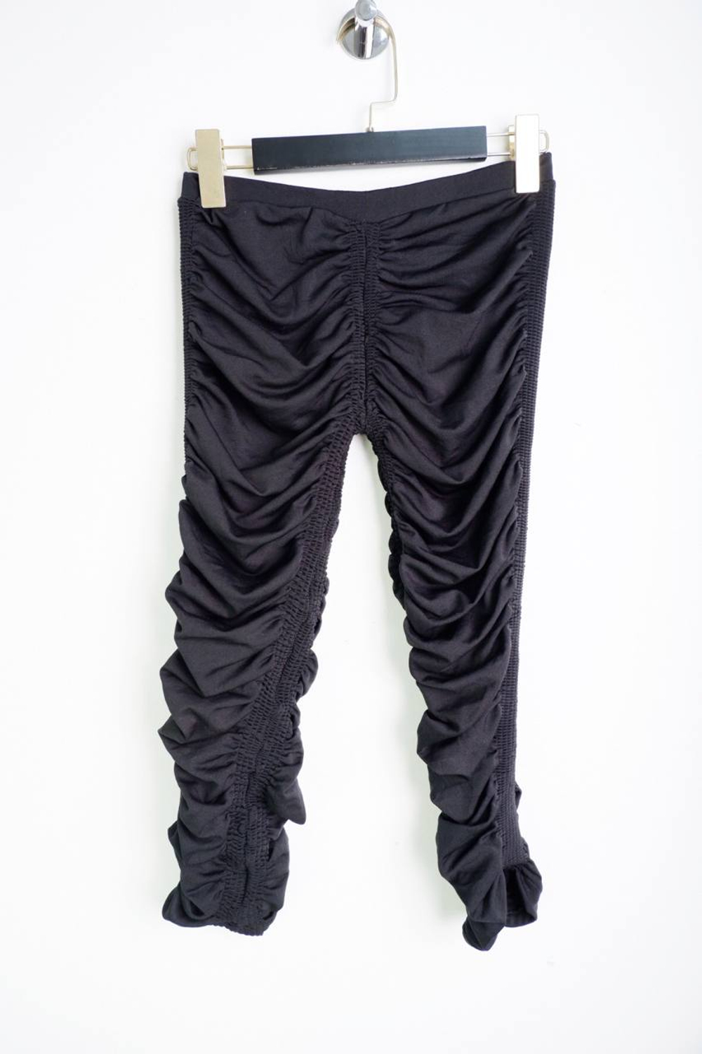 Брюки оригинального кроя, маркировка 6, визуально на 42 размер