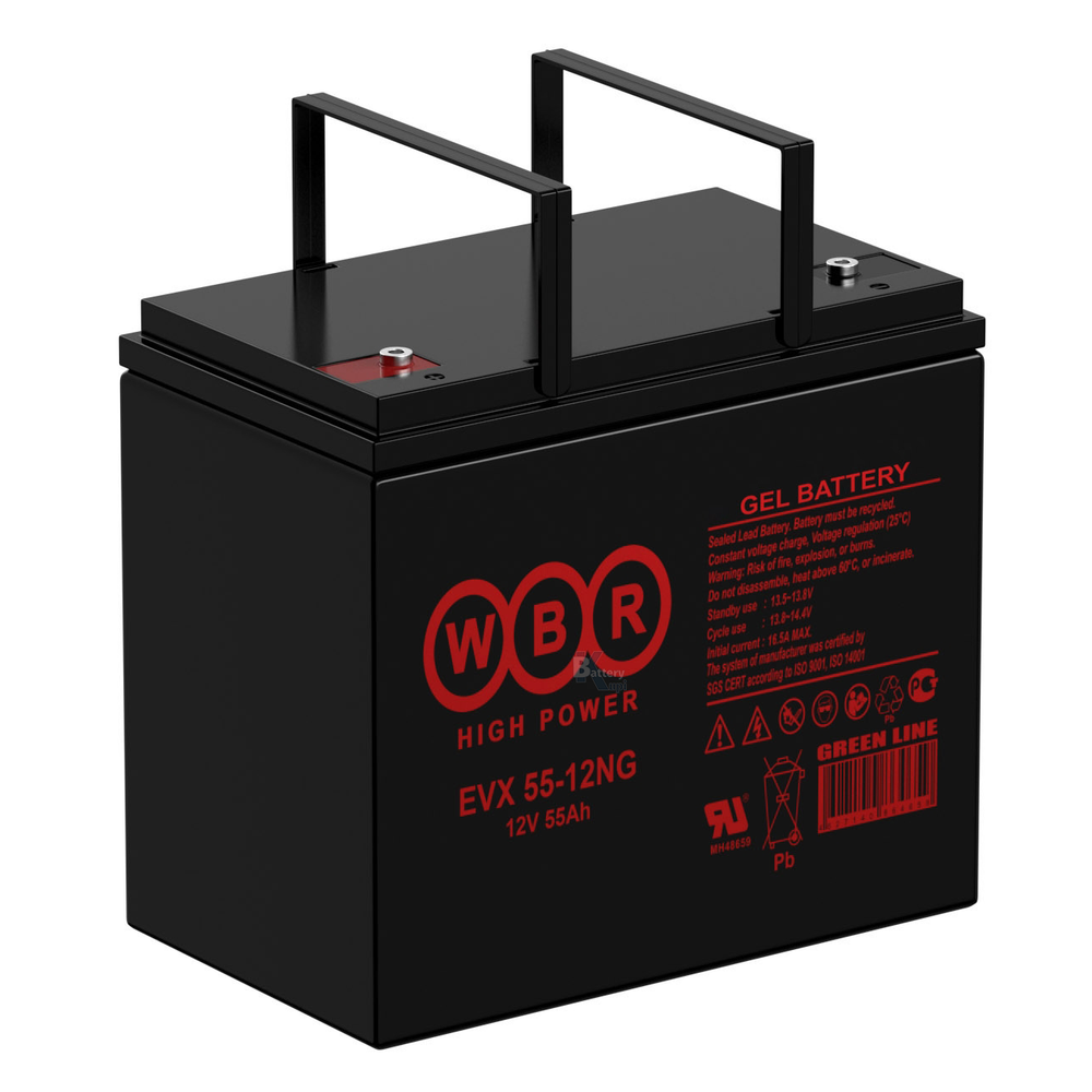Аккумулятор WBR EVX55-12NG (GEL)