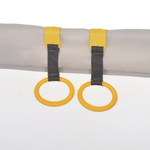 PITUSO Манеж-кровать Florecita Grey/Серый, 1 уровень,2 кольца,2 колеса,лаз на молнии,125X65X78 см