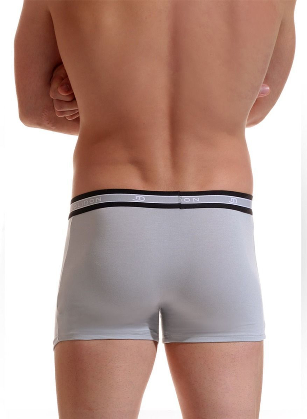 Мужские боксеры с резинкой в полоску (Размер: L) (Цвет: красный)