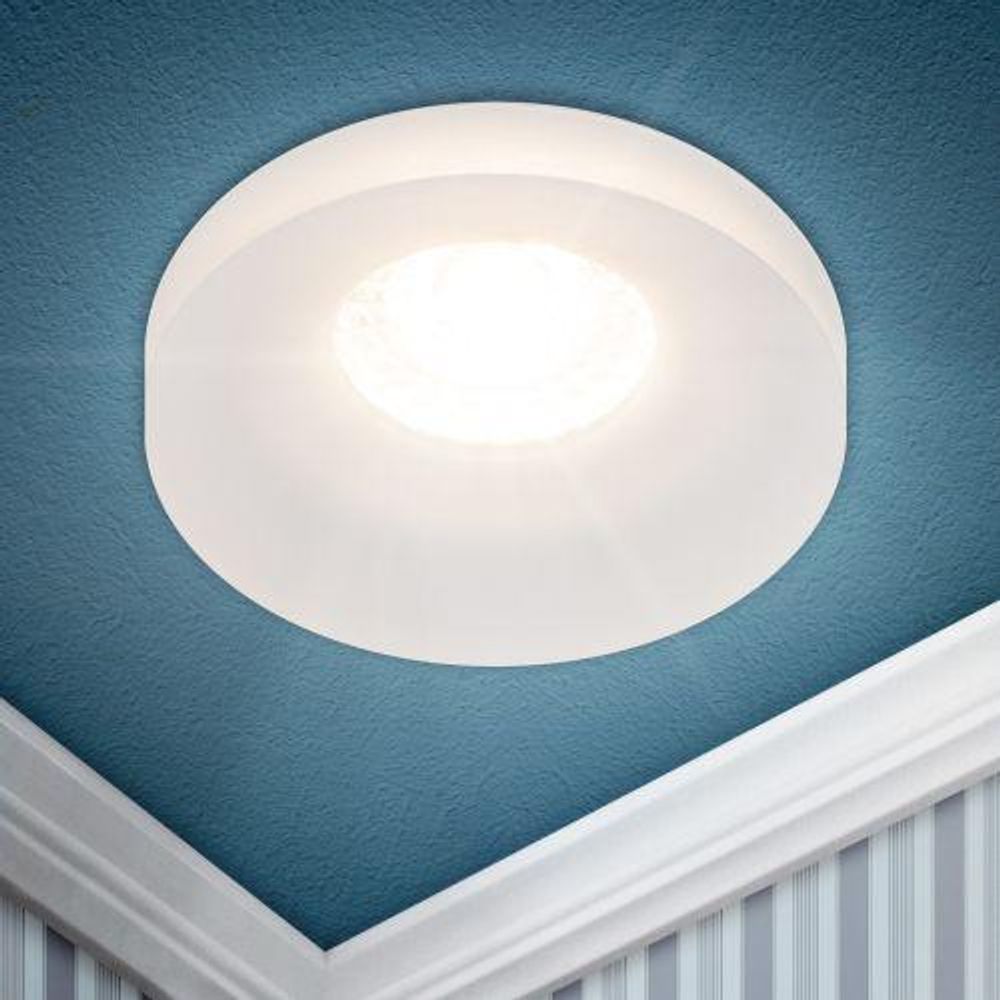 Светильник декоративный DK94 ICE MR16 GU5.3 встраив. бел. ЭРА Б0055590