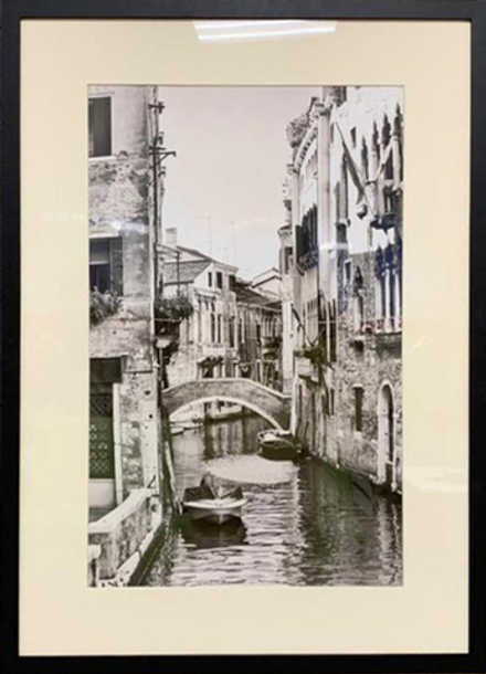 Постер "Романтическая Венеция-2"в черном багете