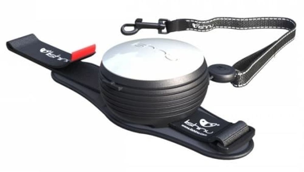 Поводок-рулетка Lishinu Original д/мелких пород собак(6-30 кг, 3 м), белый