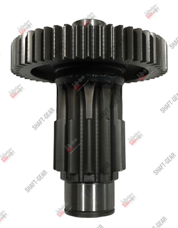 12JS160T-1707051 - Вал промежуточный демультипликатора (короткий) на КПП