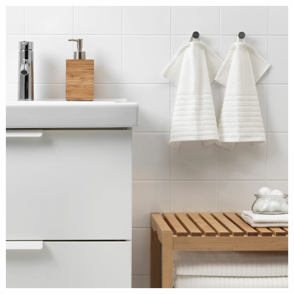 Набор полотенец IKEA VAGSJON (ВОГШЁН), Белый, 30х30 см, 4 шт